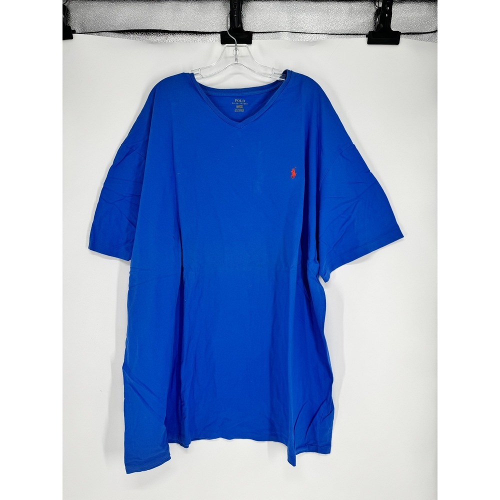 Polo Ralph Lauren T Shirt 3XL Tall 3XLT Cotton Short Sleeve V Neck Pony Logo